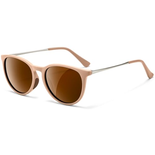 Image of SUNGAIT Junior Kids Polarized Sunglasses Vintage Round Children Shades for Girls & Boys 5-12 UV400 Protection