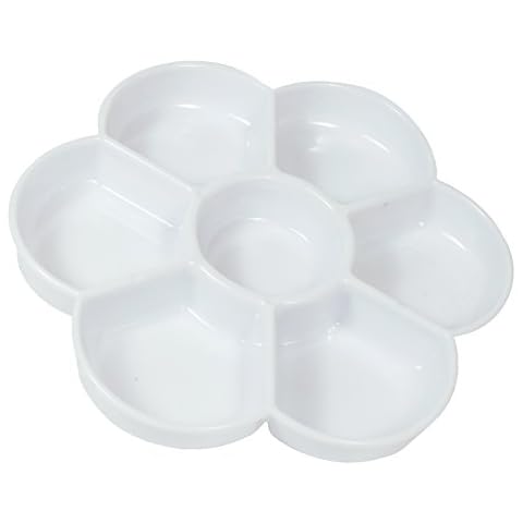 Art Advantage Round Palette with Cover, White Cover