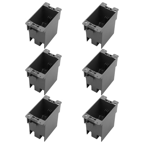 1-Gang 20 cu.in. Old Work Outlet Box, ETL Listed, 6 Pack