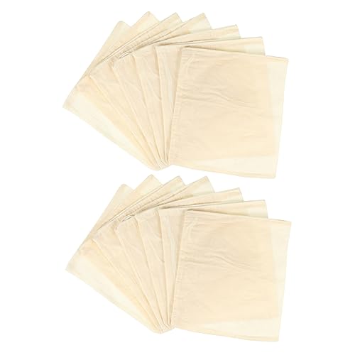 Luxshiny 50pcs Strainer Bags Cheesecloth Bags for Cooking Easy to Use Drawstring Pockets