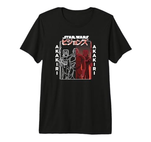 T-shirt Star Wars Visions Akakiri Spit Poster Premium manga science-fiction