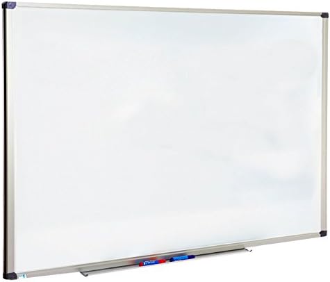 Office Marshal Professional Magnetic Dry Erase Board | White Board | Test Score: Excellent (A/1.3) - 48" x 36"