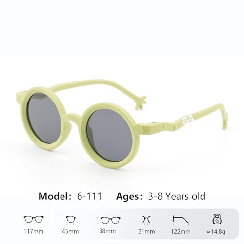 Image of EYEBUDDY Kids Toddler Sunglasses Age 2-4 /3-5 Boys Girls Polarized UV Protection Sun Glasses for Age 2-8