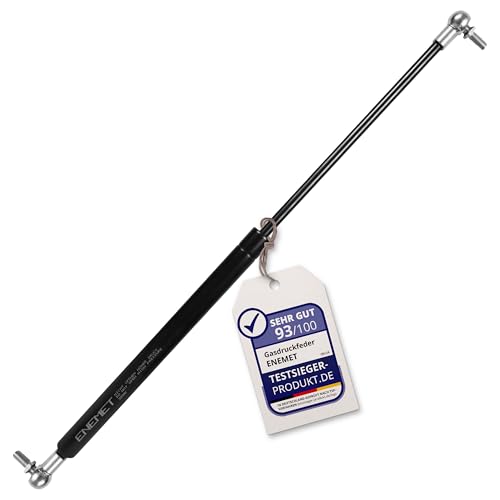 Universal Gasdruckfeder für Türen, Autos & Schränke | Dämpfer gegen Knallende Türen, Stabiler Stoßdämpfer, Softclose Nachrüsten | Motorhaubendämpfer & Kofferraumdämpfer, Gasdruckdämpfer (300 MM 400N)