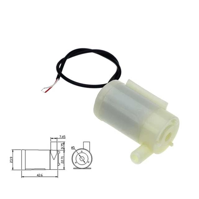Chauhan Abhiyantriki™ Mini DC Water Pump for DIY Projects | 3V-6V Low Voltage Micro Water Pump | Science School College Projects | Aquarium Fountain Irrigation Robot & Arduino DIY Water Transfer Pump 2