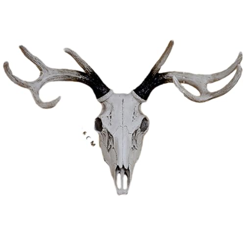 Cráneo de Animal, cráneo de Vaca, decoración de Pared, cráneo de Toro de Cuernos Largos, decoración de Pared con cráneo Colgante, Cabeza de taxidermia Falsa, Escultura