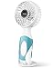 viniper Battery Handheld Fan, Portable Battery Operated Fan : 3600mAh Rechargeable & 3 Speeds Personal Electric USB Fan with Mini Mirror and Fan Stand for Home/Office/Travel/Outdoor (Blue)