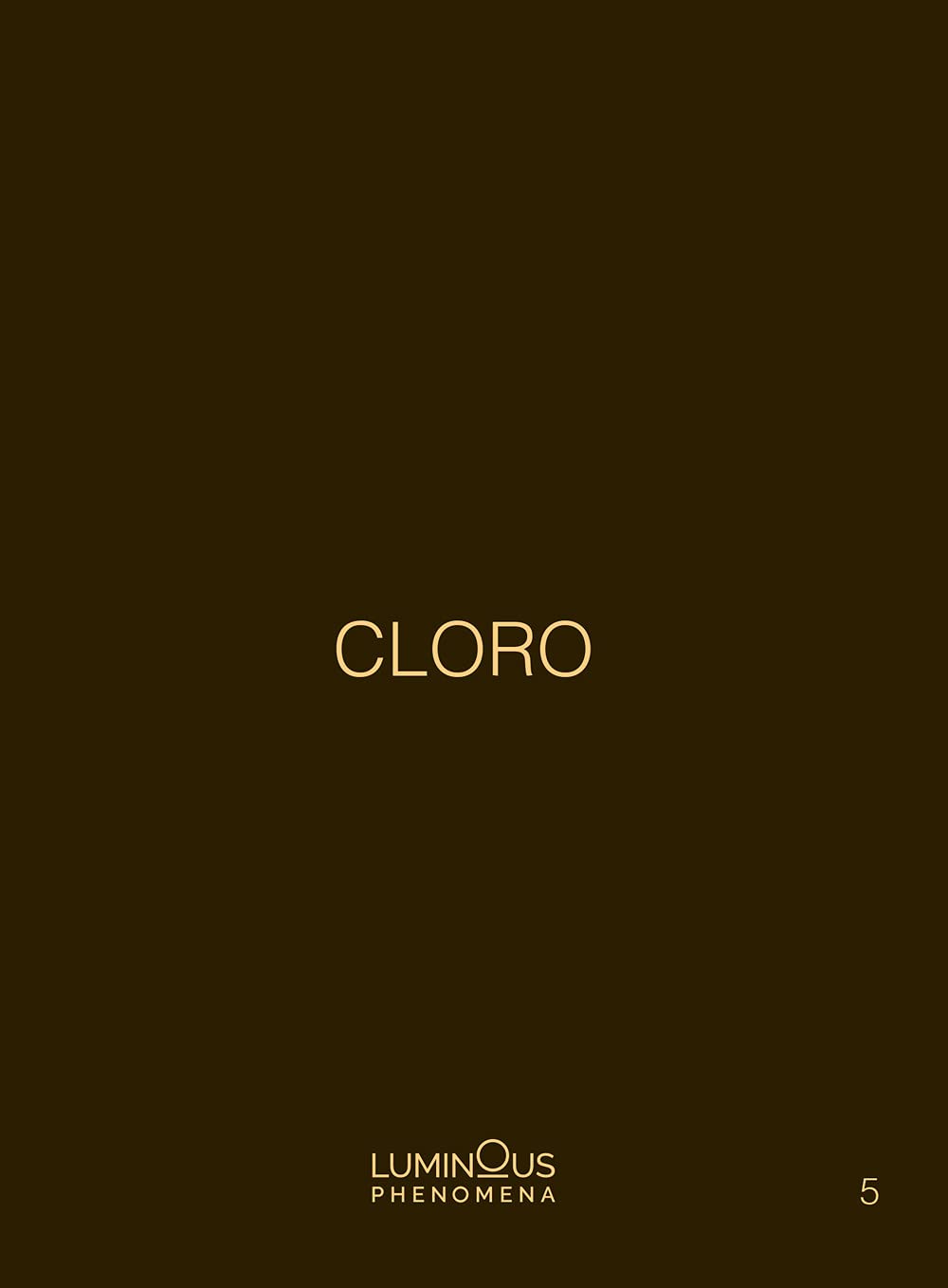 Cloro Luminous Phenomena Vol 5 livre d'art bilingue avec tirage photo