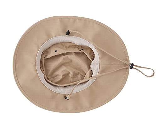 Image of Home Prefer Summer UPF 50+ Men's Bucket Sun Hat Wide Brim Fishing Hat Safari Hat