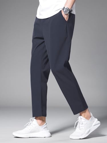 Image of GRECIILOOKS Men's Regular Fit Low Rise Polycotton Cargos | Cargo Track Pant | Loose Fit | Regular Trouser (Available in Plus Size)