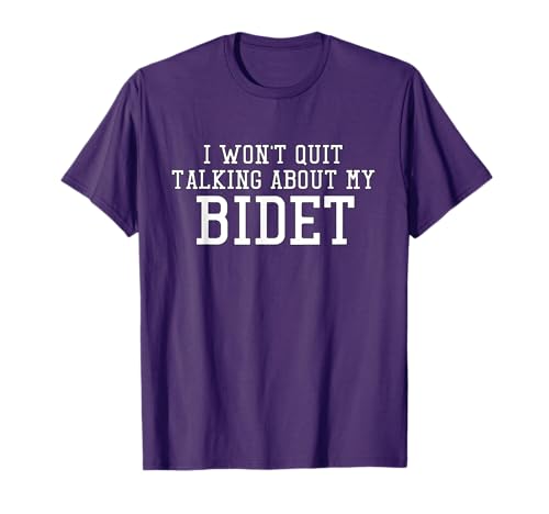 Funny Bidet Gag Gift T-Shirt