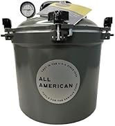 All American 1930 21.5qt Pressure Cooker/Canner (The 921), Storm - Exclusive Metal-to-Metal Seali...