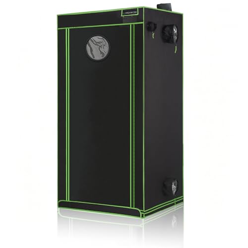 Zelsius Growzelt "MyHomeGrow" Grow tent | Indoor Growbox | schwarz grün | Growroom Growschrank Darkroom Pflanzenzelt Gewächshaus Zuchtzelt (100 x 100 x 200 cm) 4 Zelsius Growzelt "MyHomeGrow" Grow tent | Indoor Growbox | schwarz grün | Growroom Growschrank Darkroom Pflanzenzelt Gewächshaus Zuchtzelt (100 x 100 x 200 cm) – Bild 4