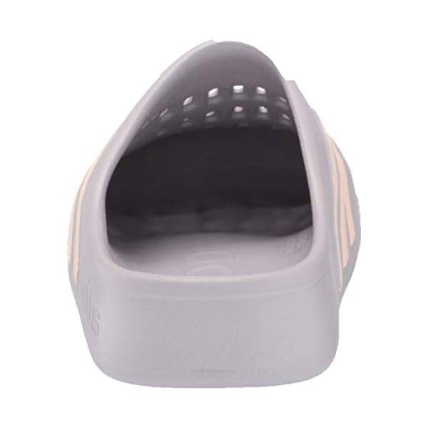 adidas-Unisex-Adult-Adilette-Clog-Slide-Sandal adidas Unisex Adilette Clog Slide Sandal, Glory Grey/Pink Tint/Glory Grey, 5 US Men