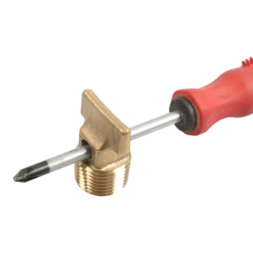 Bouchon de vidange en laiton de haute précision 1,27 cm NPT Garboard pour coque de bateau