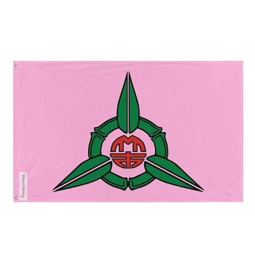 Drapeau Hsinchu Pixelforma, finitions durables et bande blanche renforcée