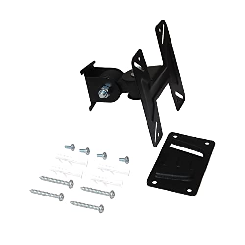 Image of UNICO Rotatable Monitor Wall Mount Stand for TV, LED, Monitors � Full Motion, Monitor Stand Tilt & Swivel, VESA Compatible, Bracket for 14-27 Inch Screens | VESA 75x75mm, 100x100mm | �Tilt Adjustment