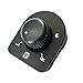 FainWan Left Side Master Adjust Knob Side Mirror Switch Button 1J1 959 565F 1J1959565F Compatible with Golf Beetle Jetta Mk4 Passat B5/B5.5