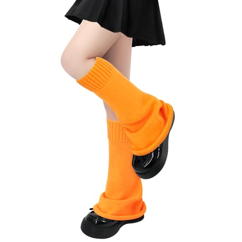 Leg Warmers for Women Girls Japanese Style Lolita Leg Warmer Long Kawaii Knit Socks Gothic Harajuku Leg Cover Stockings2