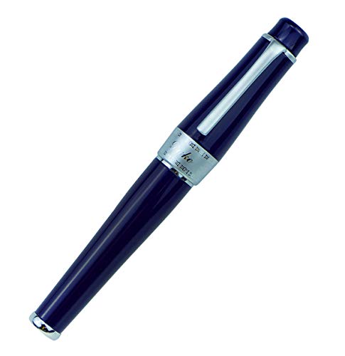 Stylo plume Duke 2009 Charlie Chaplin pointe fine avec pochette bleu design classique