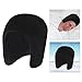 Colaxi Warm Cap Night Sleeping Cap Ear Protection Casual Lightweight Winter Beanie for Running Outdoor Skiing Sport Riding, Black