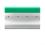 Aluminium-Siebdruck-Rakel, 25 cm, verschleißfester Gummi (20 cm)
