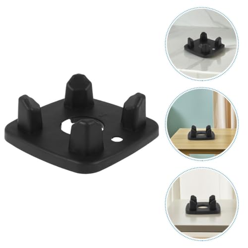 Almohadillas antivibración para batidora jojofuny de plástico negro con soporte antideslizante 8