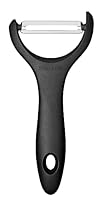 Fiskars Gemüseschäler, Y-förmig, Rostfreier Stahl, Essential, Schwarz, 1065599