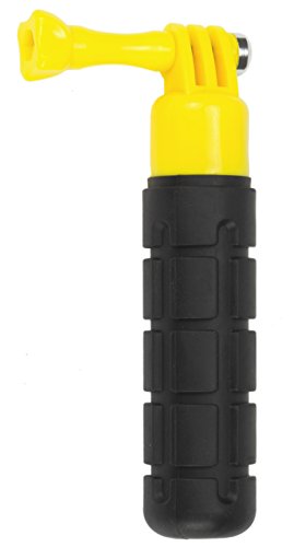 Kitvision KVACTIONBOU Buoy Floating Textured Silicone Grip Handle for Action Cameras, Compatible with Kitvision Cameras and GoPro Hero Range - Black/Yellow