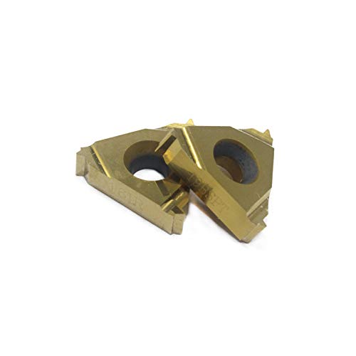 Tool Part for 16IR 19BSPT 10PCS Insert for Threading 16IR 19BSPT LDC Turning Tool Boring BAR Cone Tube Threaded Inserts Tips