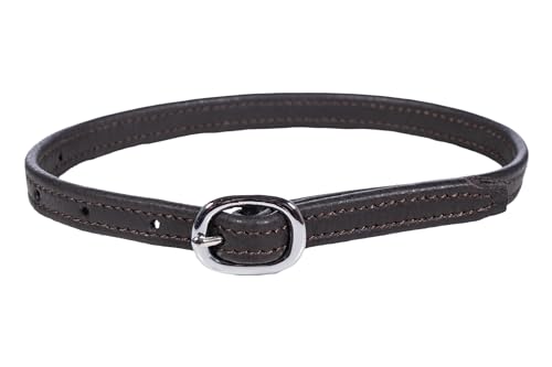 HKM Soft Sporenriemen Dunkelbraun Einheitsgröße