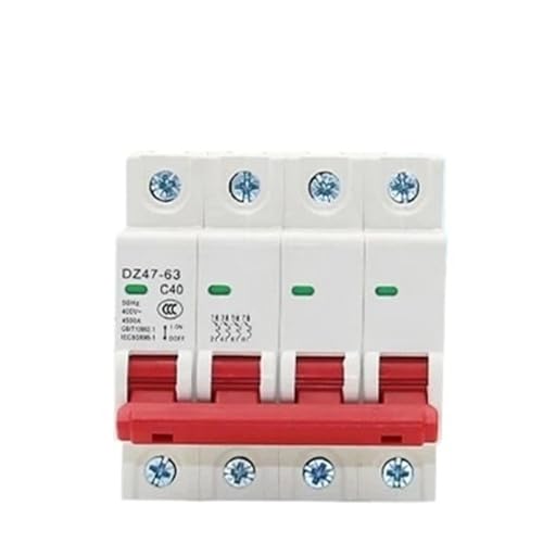Disyuntor DZ47-63 de CA 400V para la protección de circuitos domésticos de 1P a 4P