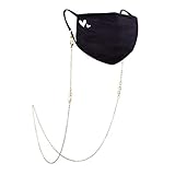maskenbandschutz Multifunktionskette: Sie können Kieselgelenden entfernen, um sie als stilvolle Halskette zu verwenden, oder sie an Ihrer Brieftasche oder Ihrem Rucksack dekorieren. Nehmen Sie Ihre Sonnenbrille, Brille und Ihr Leseglas ab und lassen Sie sie einfach hängen und behalten Sie sie die ganze Zeit bei sich. Es ist ein schöner, trendiger und stilvoller Blickfang für Sie