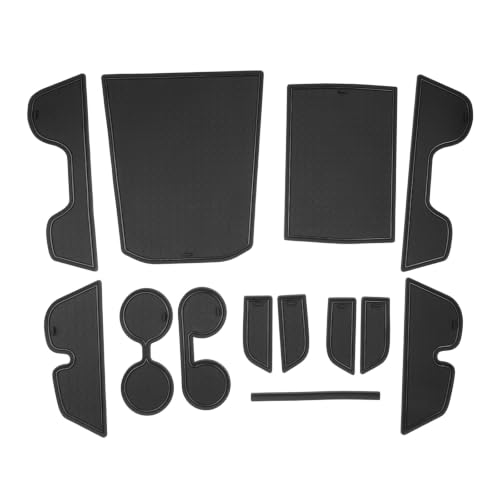 Image of CDEFG 13Pcs for 2026 Toyota Bz bZ4x Door Slot Mats Cup Holder Inserts