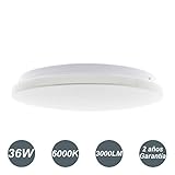 Potencia: 36W; Fuente Lumínica: Smd Led Epistar 2835; Alimentación: 170-265V AC