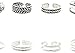 Vintage Fashion Rings for Women,12 pcs/Pack Toe Rings Open Design Adjustable Unisex Joint Ring Fashionable Accessory for Party Birthday Holiday Wedding Jewelry Gift 12 pcs