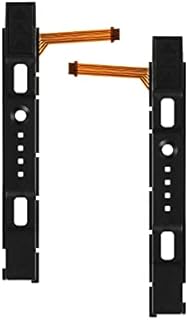 Pair of Console Rail Slider Repair Parts Replacement Right & Left Slide Rail with Flex Cable Fix Part Compatible with Nintendo Switch Console NS