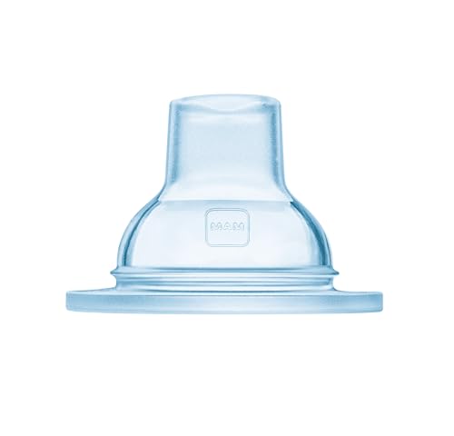 MAM Tettarella Beccuccio Extra Morbido (Set da 2), Tettarella MAM in morbido Silicone SkinSoft, Kit da 2 accessori neonato 4+ mesi per il passaggio...