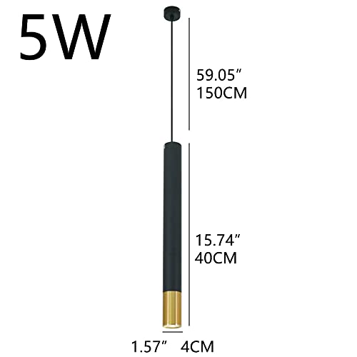 Luz de tubo largo RAGGZZ en aluminio negro con acabado minimalista para el techo 2