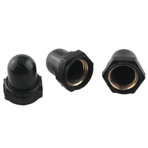 Image of ZCZQC 8PCS Silicone Miniature Overcurrent 88 98 Series Dust Cap Circuit Breaker Waterproof Dirt Resistant Dust Cover Flat Cap ID M11 Black