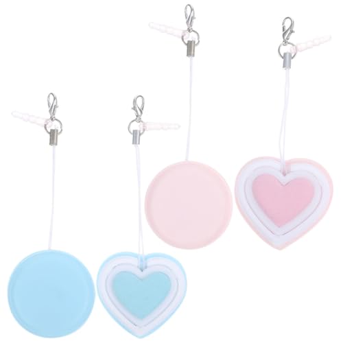 PLAFOPE スクリーンクリーニングワイプキット 4パック メガネ用レンズクリーナー 携帯電話カメラロープ 吊り下げ用 軽量 コンパクト