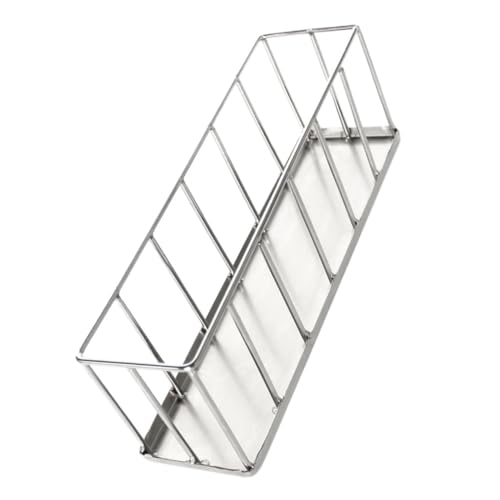 Abaodam ステンレス製爬虫類用給餌皿 小型陸亀対応 滑らかで耐久性のあるペットフードホルダー トカゲ ヒゲトカゲ ヤモリ用飼育ケージ清潔