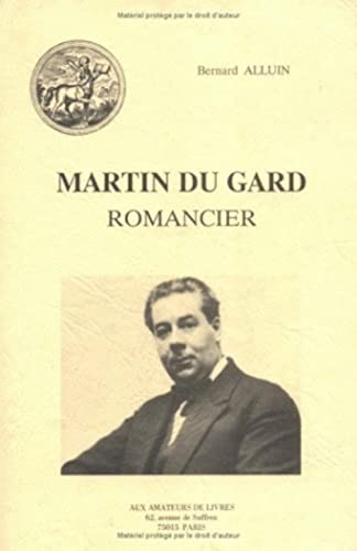Roger Martin Du Gard Romancier [French] 2878410025 Book Cover
