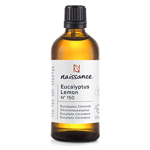 Naissance Zitroneneukalyptusöl (Nr. 150) - 100ml - Eukalyptus Citriodora Ätherisches Öl - 100% Naturreines Eukalyptusöl für Naturkosmetik Massage Aromatherapie