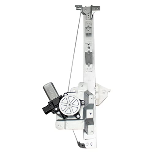 Image of TRQ Front Driver Side Power Window Motor and Regulator Assembly Power One Touch Anti Pinch Compatible with 2007-2013 Acura MDX