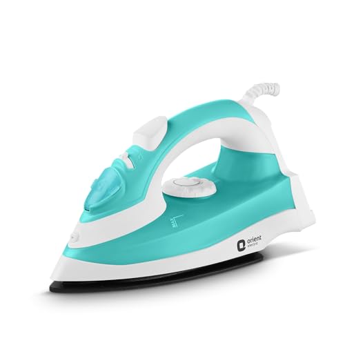 Orient Electric 1440 W Steam iron | Non-stick Weilburger double coating| Powerful 15 gm/min Steam Output | Continuous Steaming | ISI certified | 2-yea