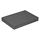 PATIKIL 12x8x0.08 Spanplattenblätter, 10 Stück 80PT Dickes Buchbinderplatte Stabiles Buchbindematerial für Buchumschlag, Schwarz