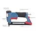 Pneumatic Staple Gun, 21 1/4in to 5/8in Upholstery Stapler 140 Nails Capacity Brad Stapler Air Powered Staple Gun for Woodworking, Furniture Maintenance, Floor Decoration