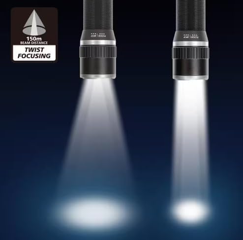 Husky 1000 Lumens Focusing Aluminum Flashlight