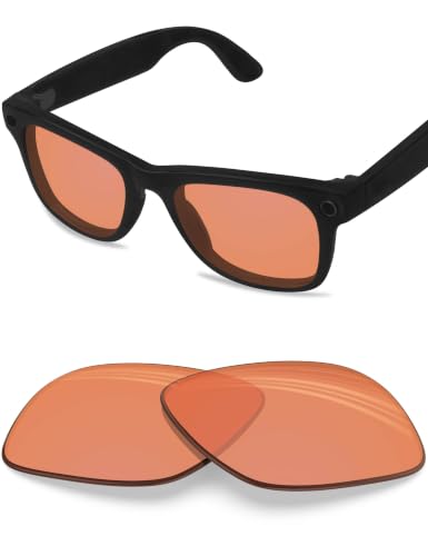 Image of BLAZERBUCK Photochromic Replacement Lenses Compatible with Ray-Ban Meta Wayfarer RW4006 | RW4012 (Gen 2) 50mm Smart Glasses
